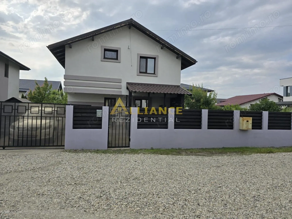 Vila mobilata si utilata- 4 camere - 2 bai - 350mp teren