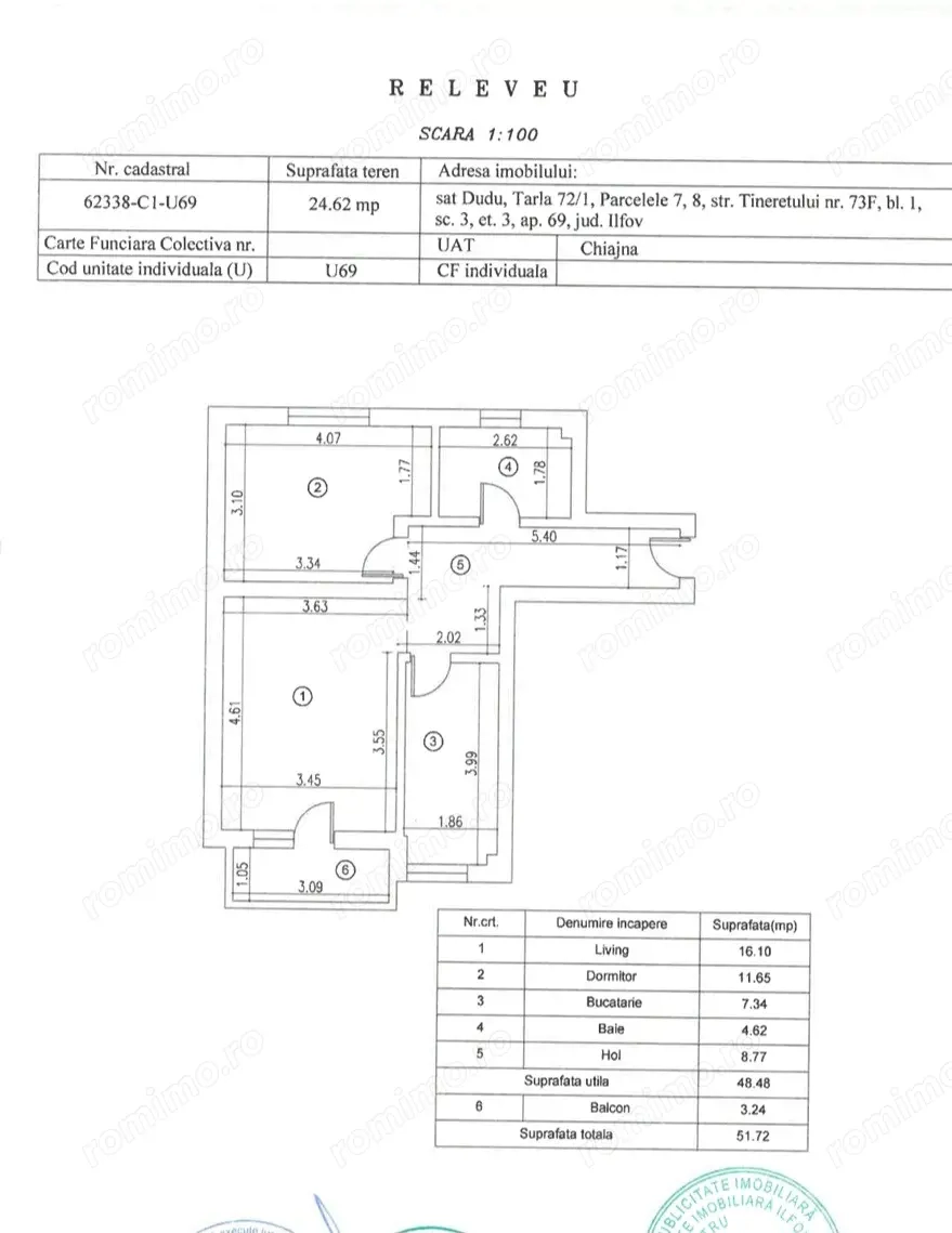  Apartament 2 Camere Modern   Militari Residence (Str. Tineretului 73)