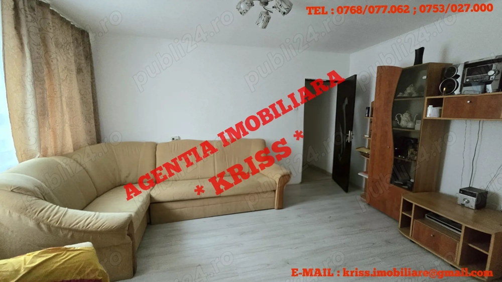 Apartament 2 Camere NORD - KAUFLAND Confort 2 Semidecomandat Etaj 1 Centrală Proprie Liber