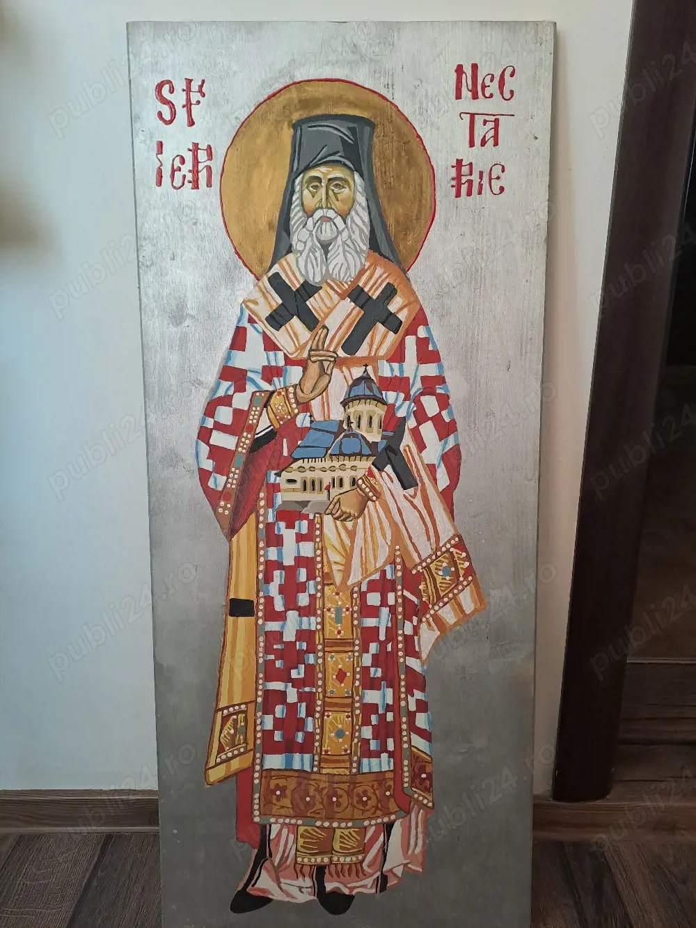 Icoana Sfantului Ierarh Nectarie din Eghina 
