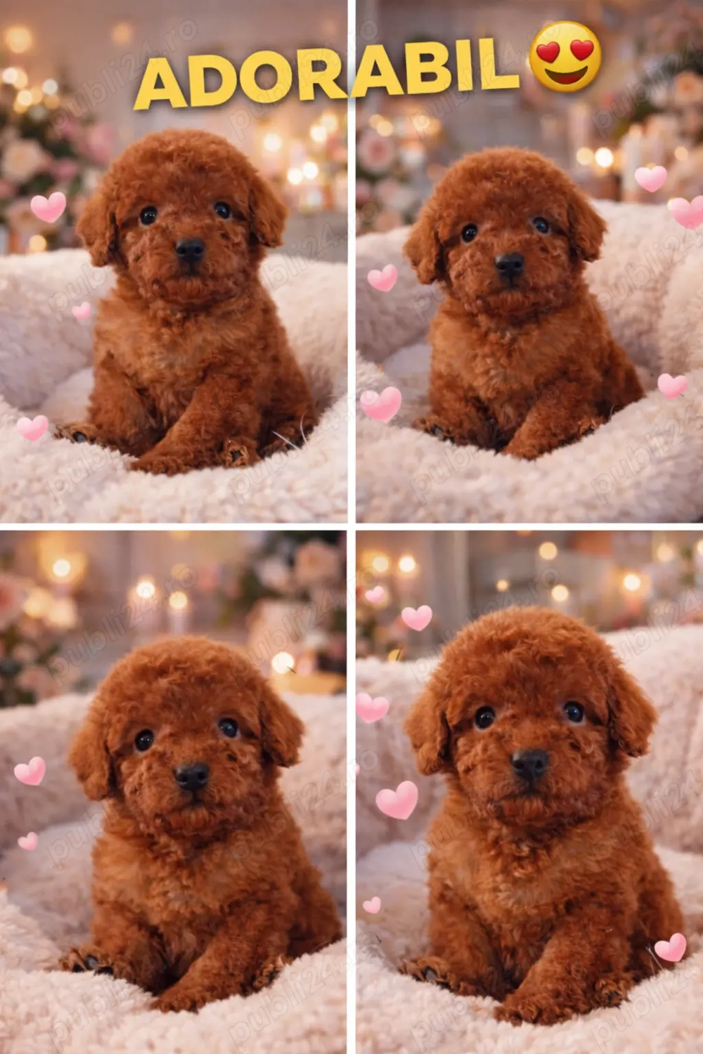 Pui rasa Pudel Miniature Red disponibil