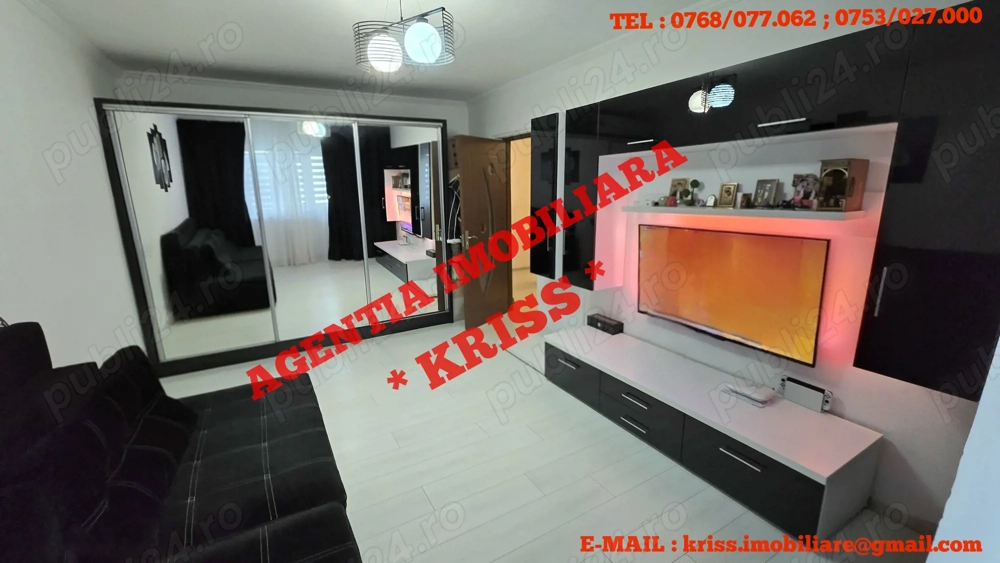 Apartament 2 Camere NORD-KAUFLAND Stradal Confort 1 Decomandat Mobilat Și Utilat 52 Mp. Centrală