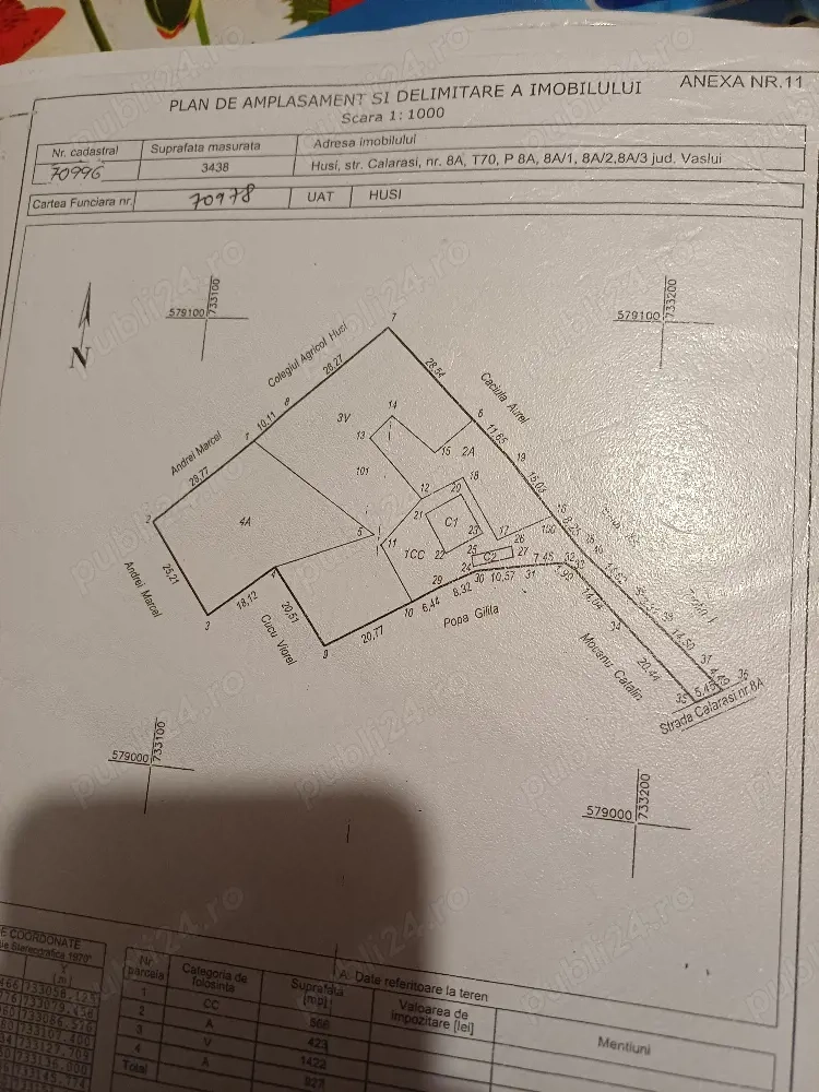 Casă bătrânească+teren