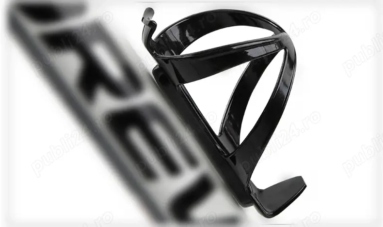 Suport negru bidon sticlă apa hidratare cadru bicicleta mtb cursiera highplastic ultrausor 
