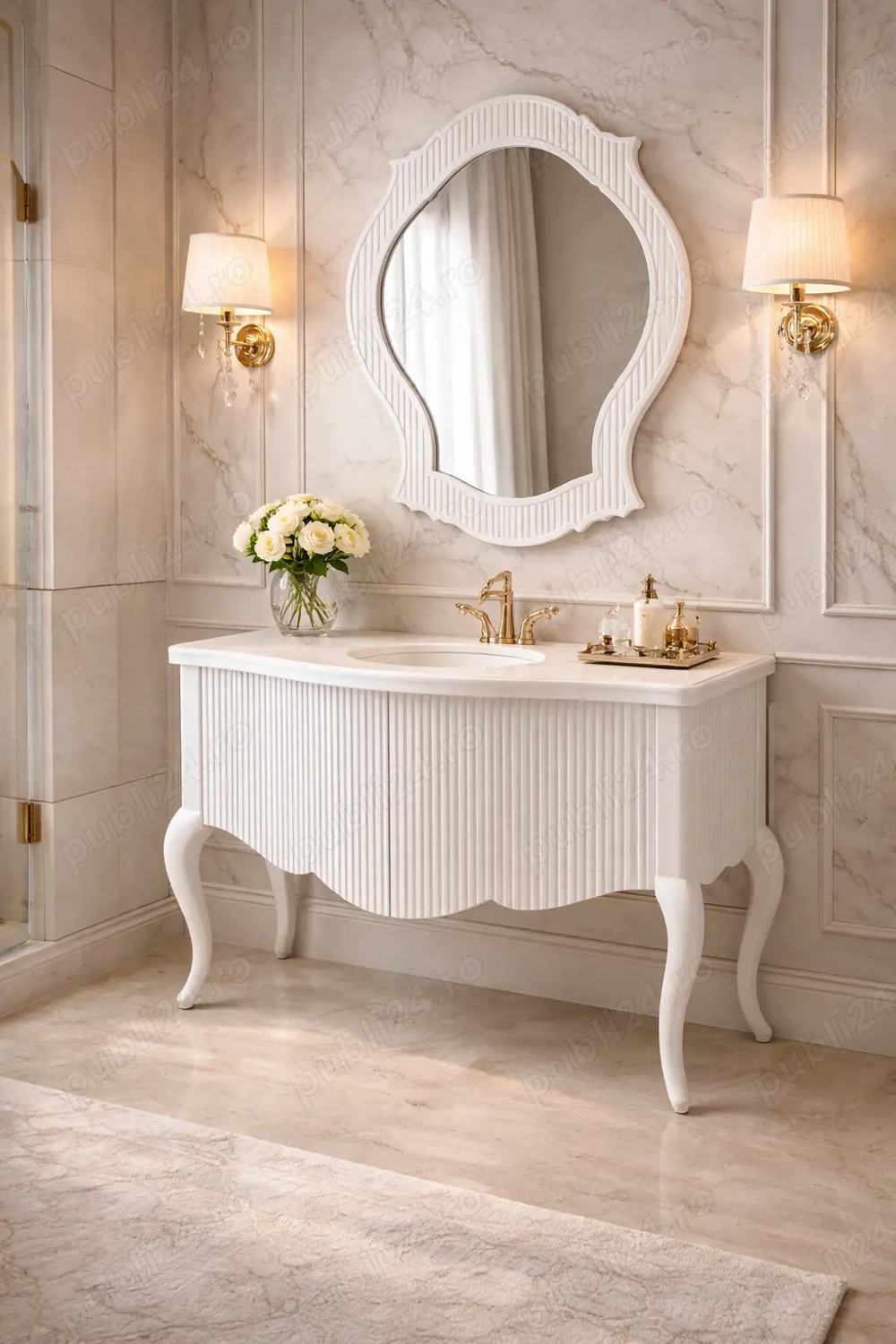 Mobilier baie cu oglinda