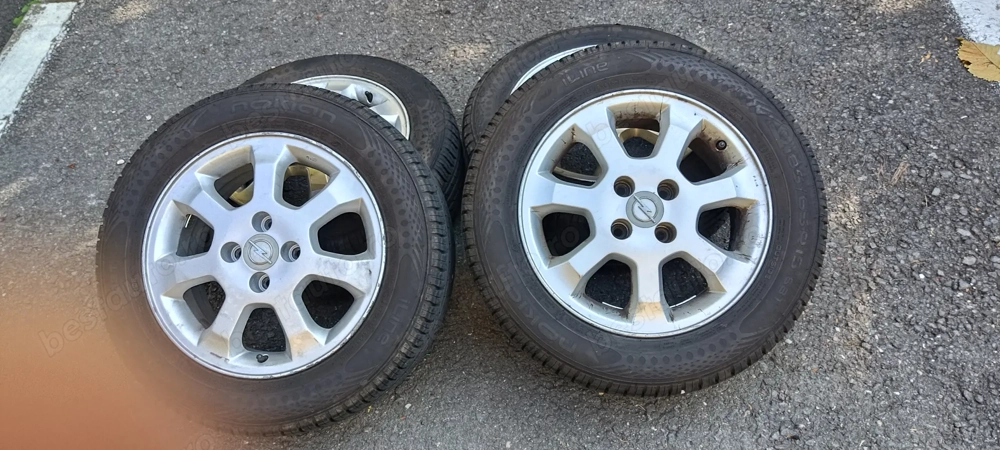 Vand jante aliaj  R15, cu anvelope de vara Nokian 185/65 R15, dot 03.22