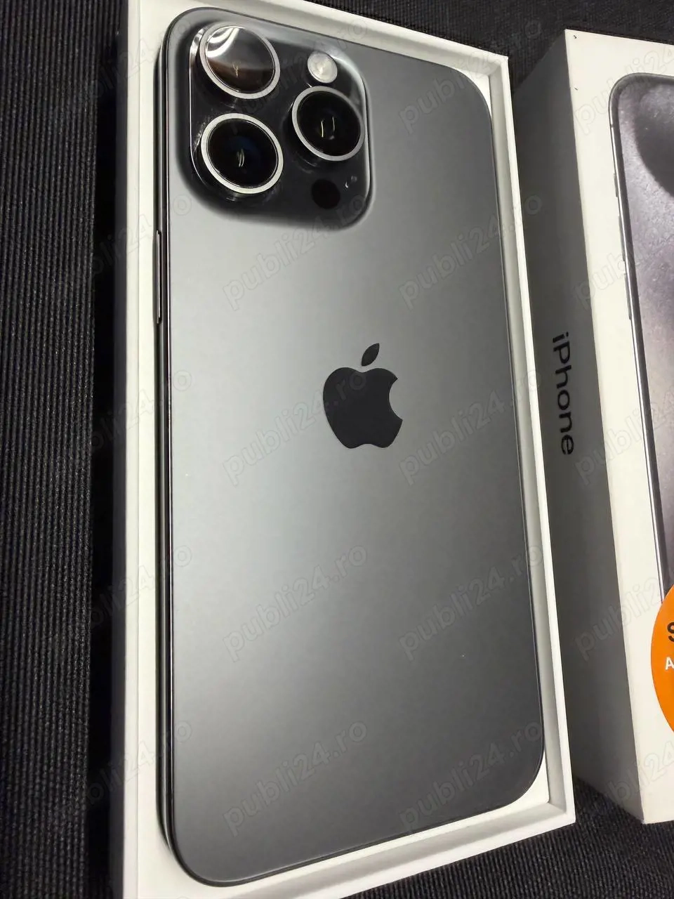 iPhone 15 Pro Max   512GB   Stare Impecabilă (Ca Nou), husa cadou.