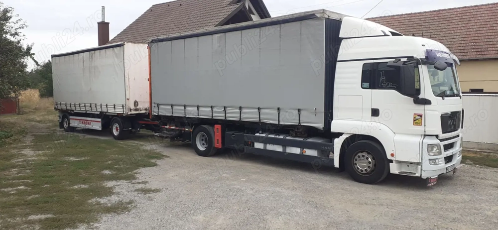 De vânzare camion Man și remorcă