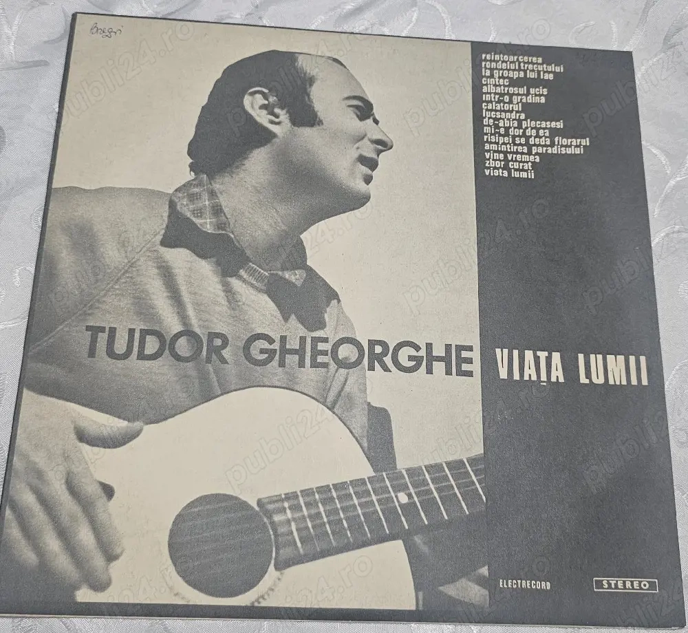 Disc vinil Tudor Gheorghe   Viața lumii   Electrecord