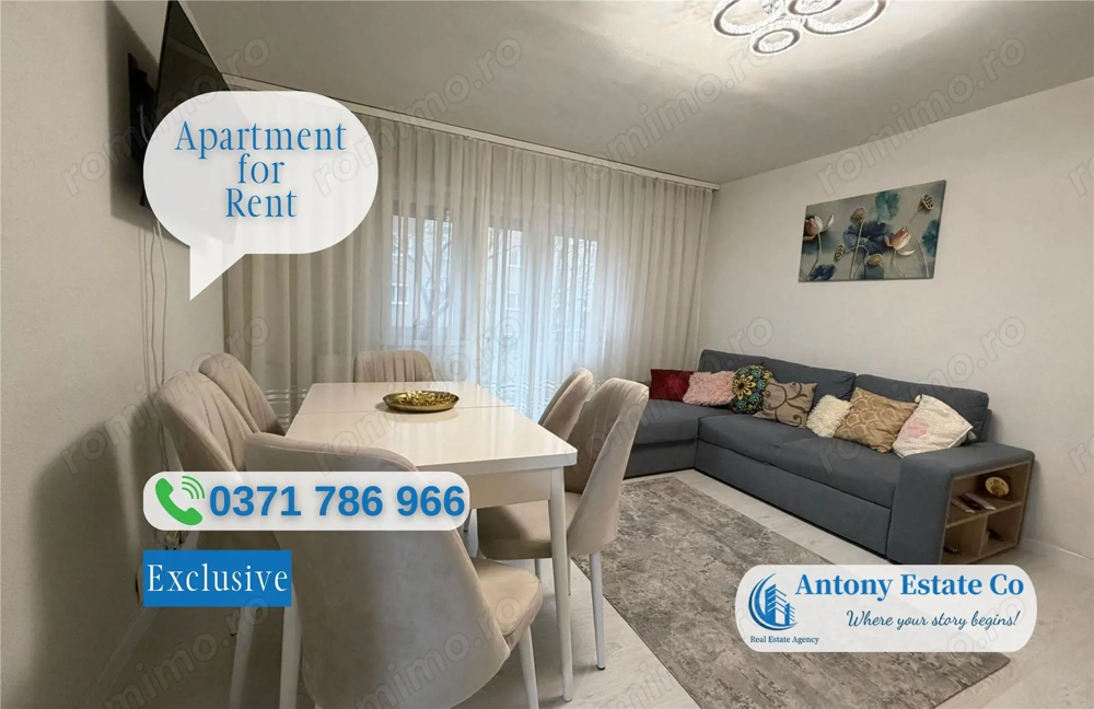 Antony Estate|Chirie 2 camere, Decomandat, Rogerius-Oradea
