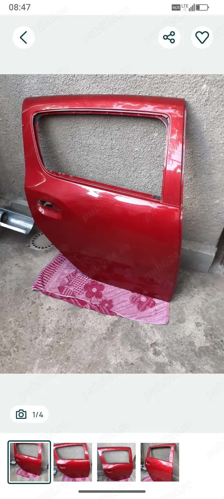 Usa spate dreapta Dacia Sandero stepway 