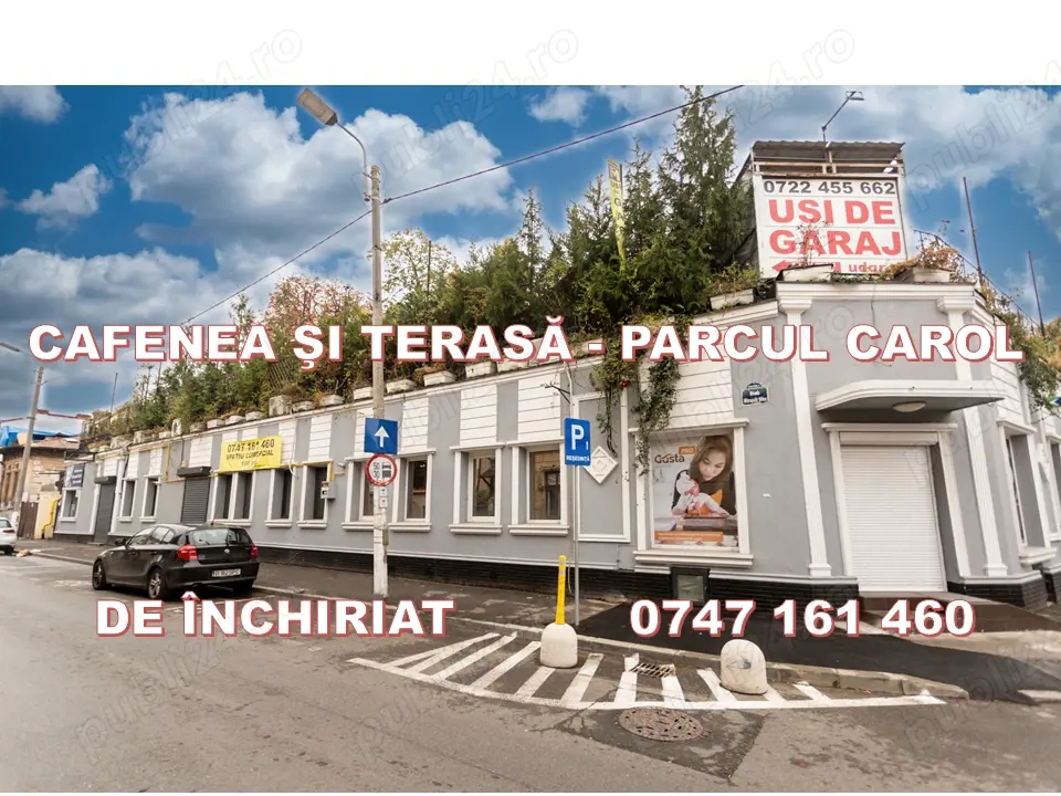 Cafenea cu terasa la Parcul Carol