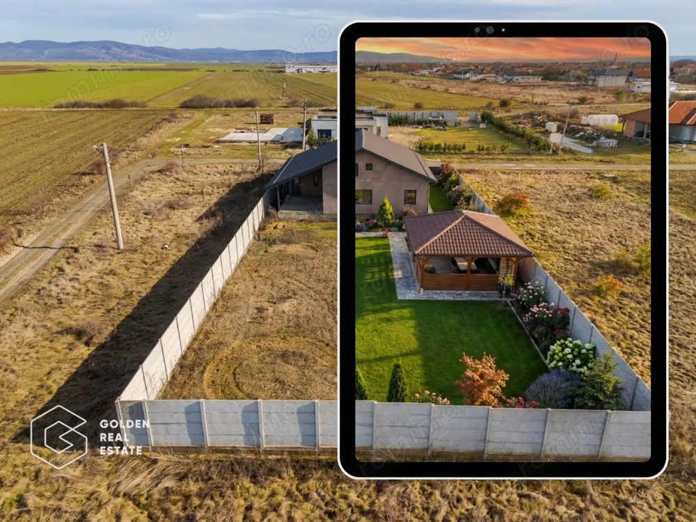 Casa noua pe un nivel, la gri, Mandruloc, comision 0%