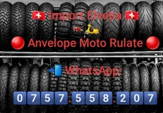 Anvelope moto diverse modele si dimensiuni Livram prin curier