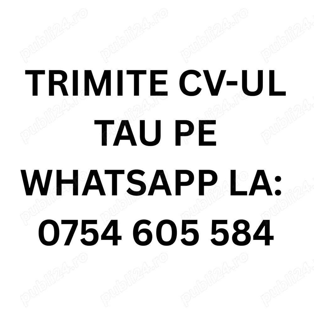 Angajăm doamnă pentru menaj și gătit   program full-time (L V)