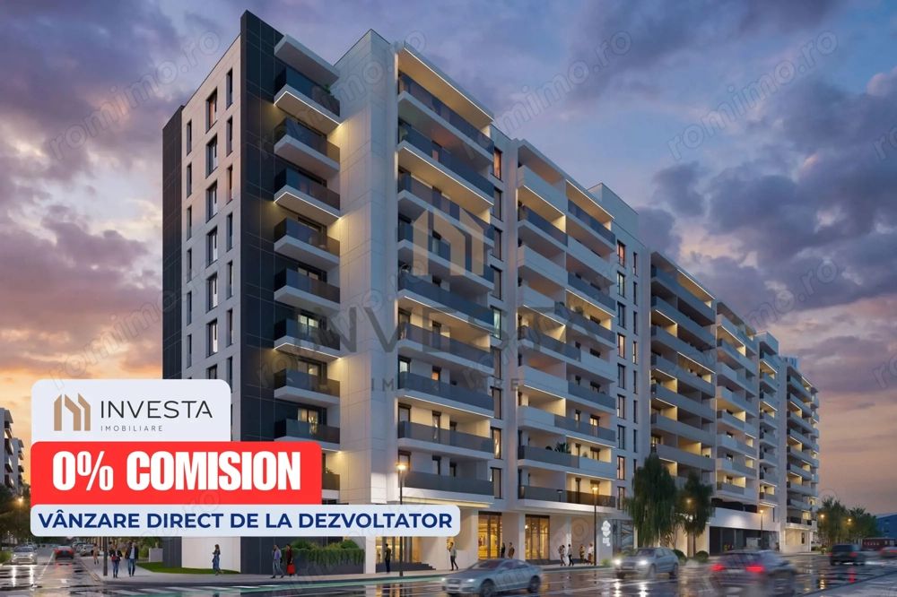 NOU pe Piata - 0% Comision -  Apartament 2 camere - cladire nZEB