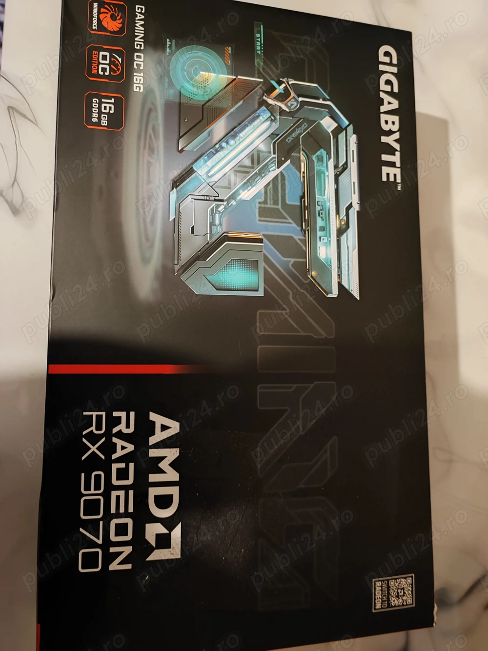 placa video Gigabyte amd rx 9070 nouă desigilată garanție