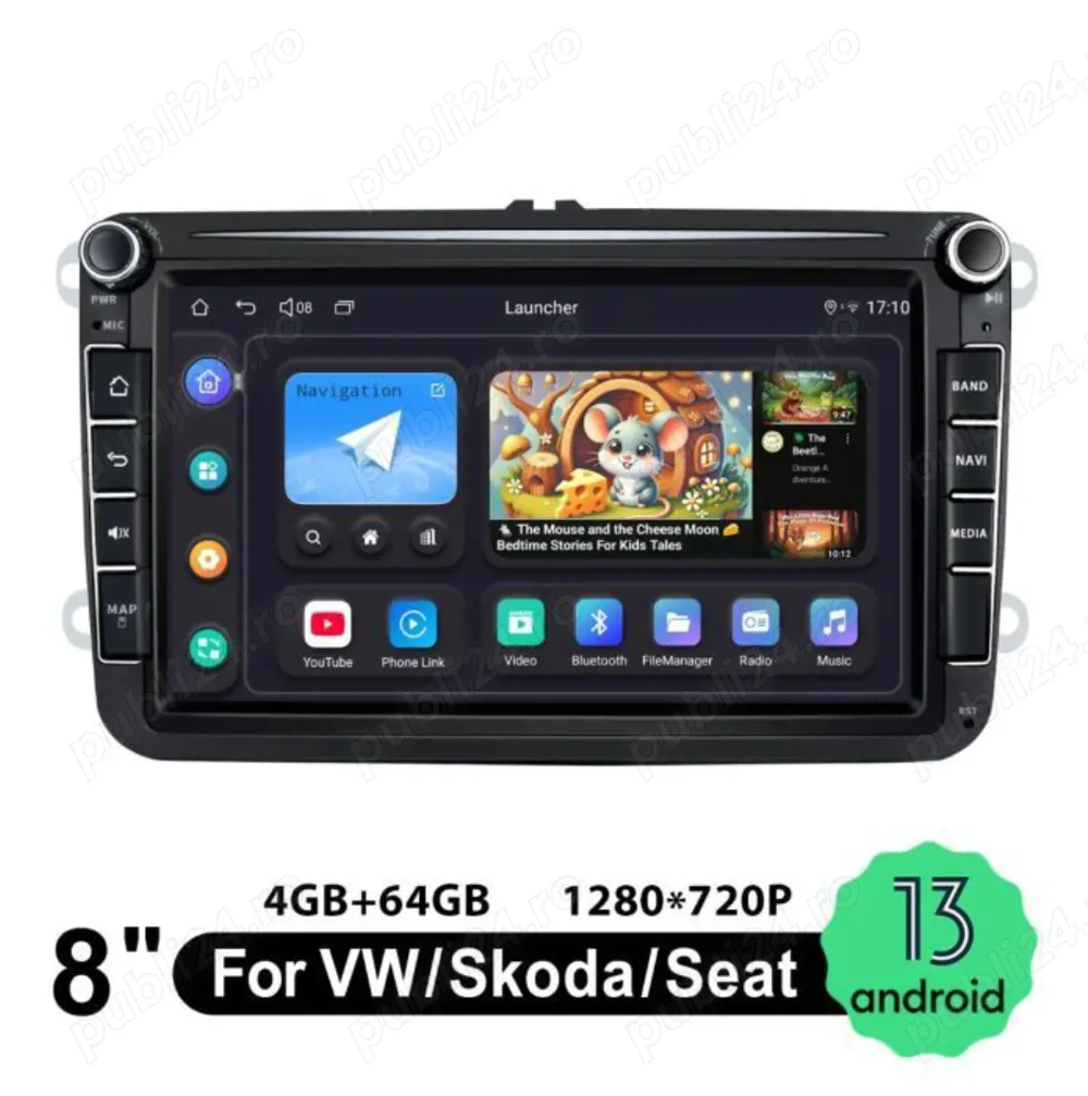 Navi Auto Joying VW Skoda Seat 4GB RAM 64GB ROM