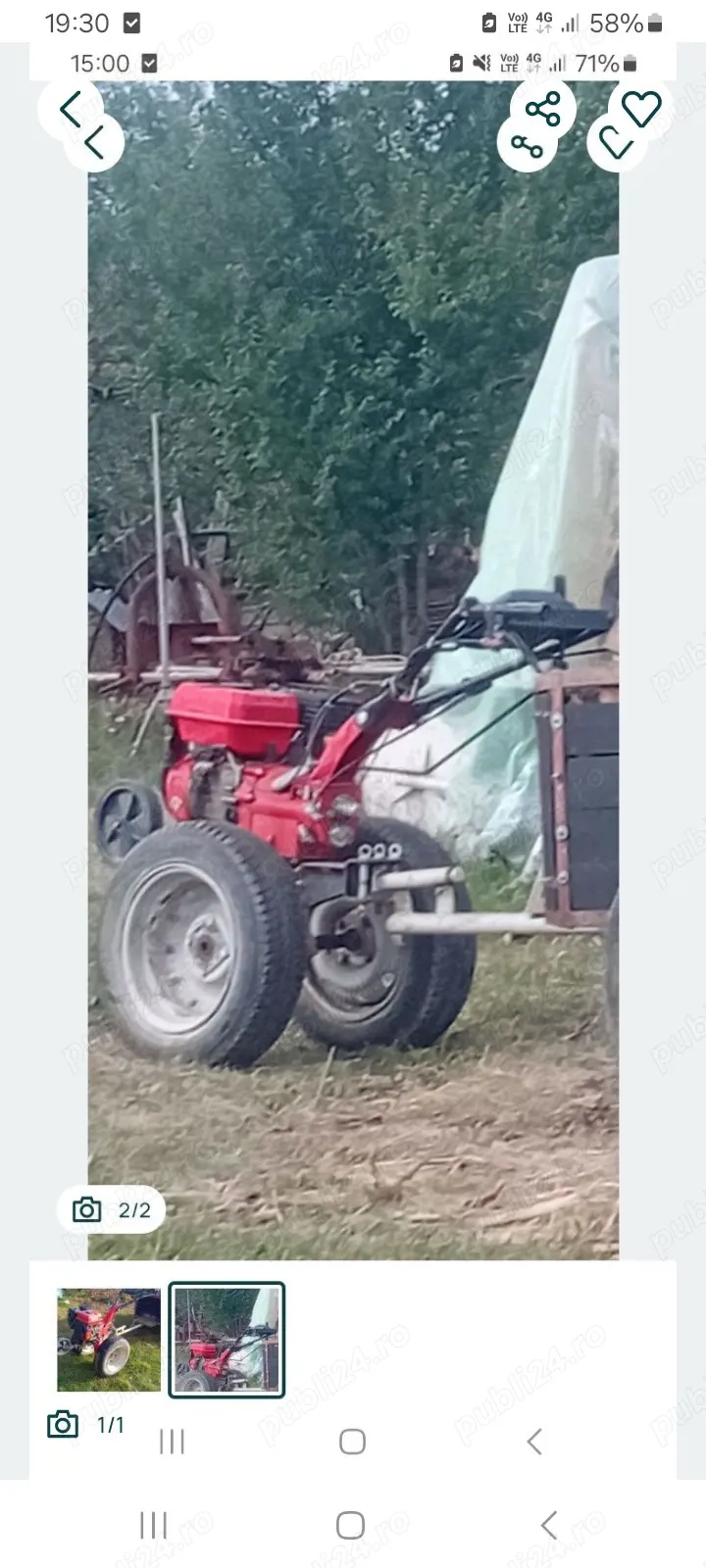 vand motocultor 10cp