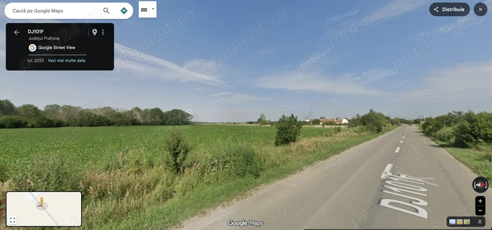 Teren 2548 mp Coslegi Valea Călugărească