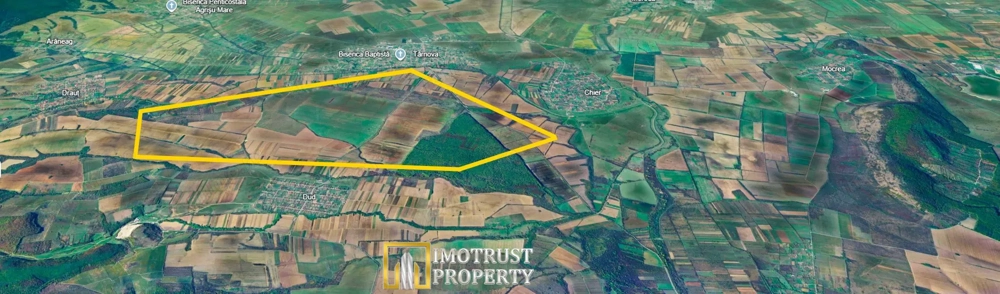 Teren agricol de vanzare în Tarnova Arad – 3,78 ha – loturi mici
