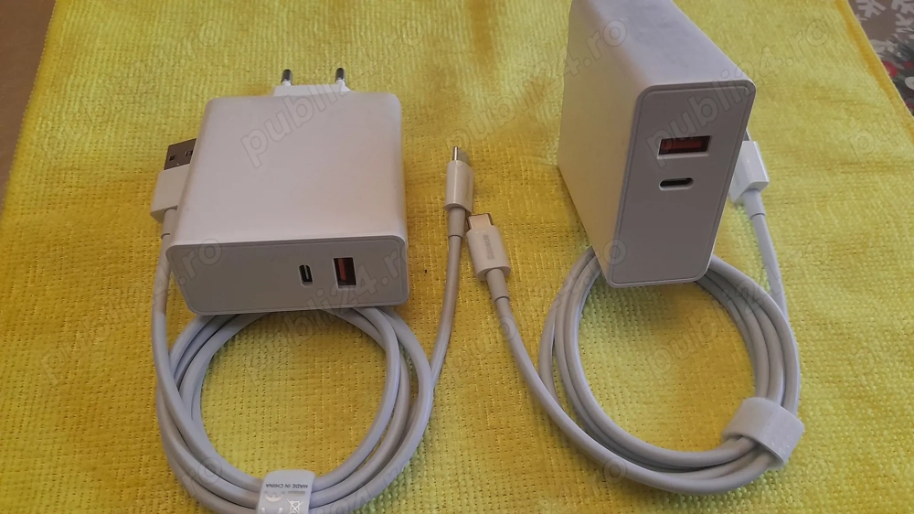 set incarcator ultra rapid SuperVoc 66w 120w pentru Oppo Huawei Honor si orice alt model de telefon