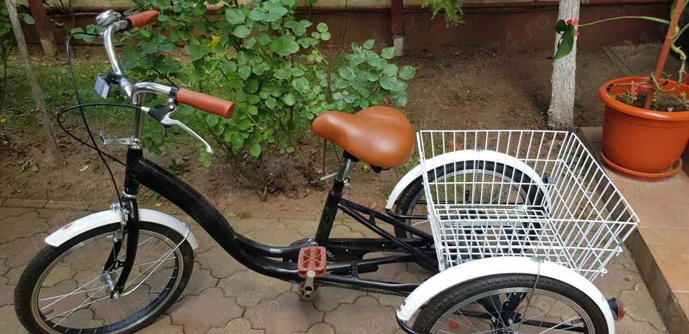 Bicicletă cu 3 roți și 8 viteze, pt. adulti unisex