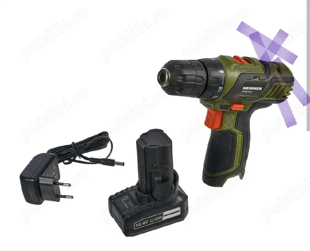 Filetanta Heinner 14v, acumulator si incarcator functional