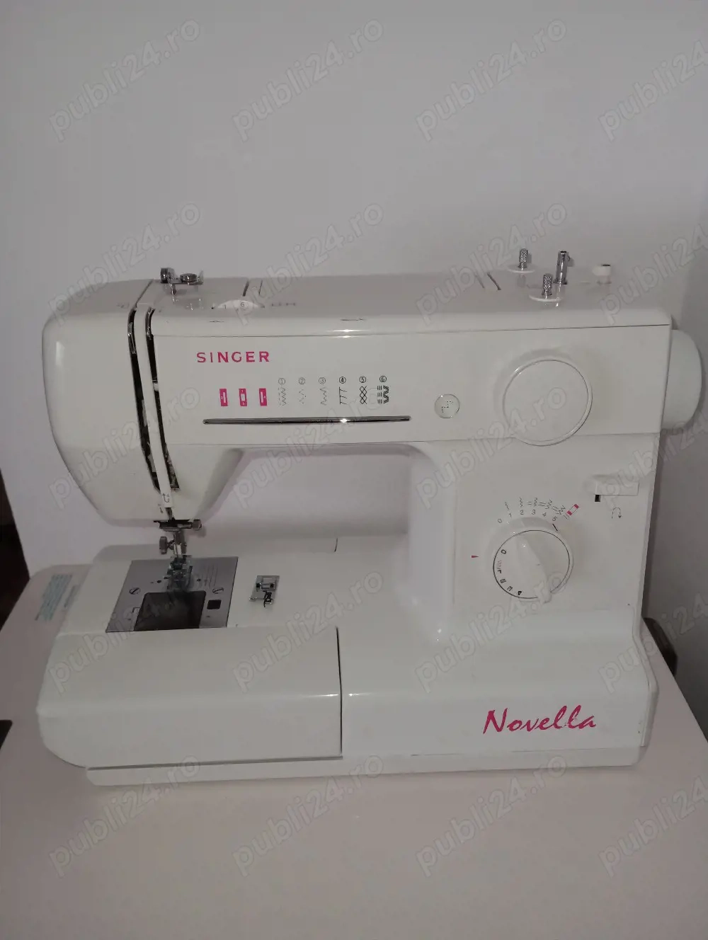 Mașina de cusut Singer Novella electrică, pedala nouă 