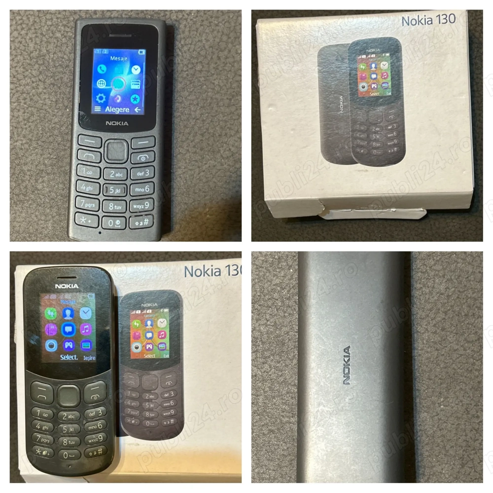 Vand nokia 130 si 105 4G,cu butoane,meniu lb romana,dual sim