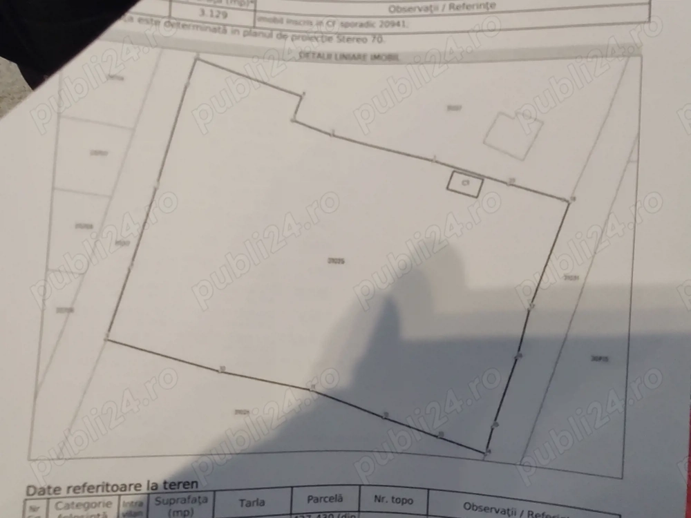 Vand teren intravilan in loc. Limpezis, cu acces la E85.