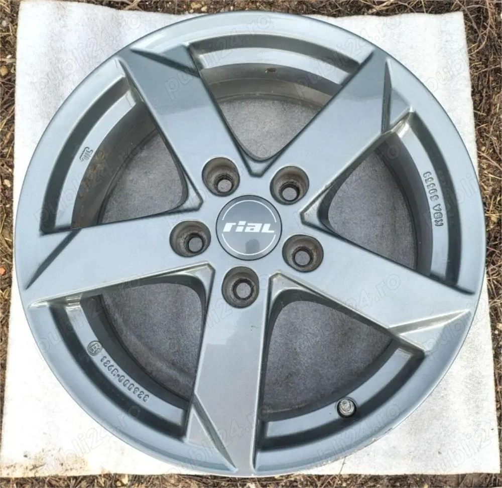 Jante aliaj 16 zoll marca Rial, gama Kia Ceed / DACIA DUSTER / HYUNDAI Ioniq 5 / 6 etc. cu senzori 