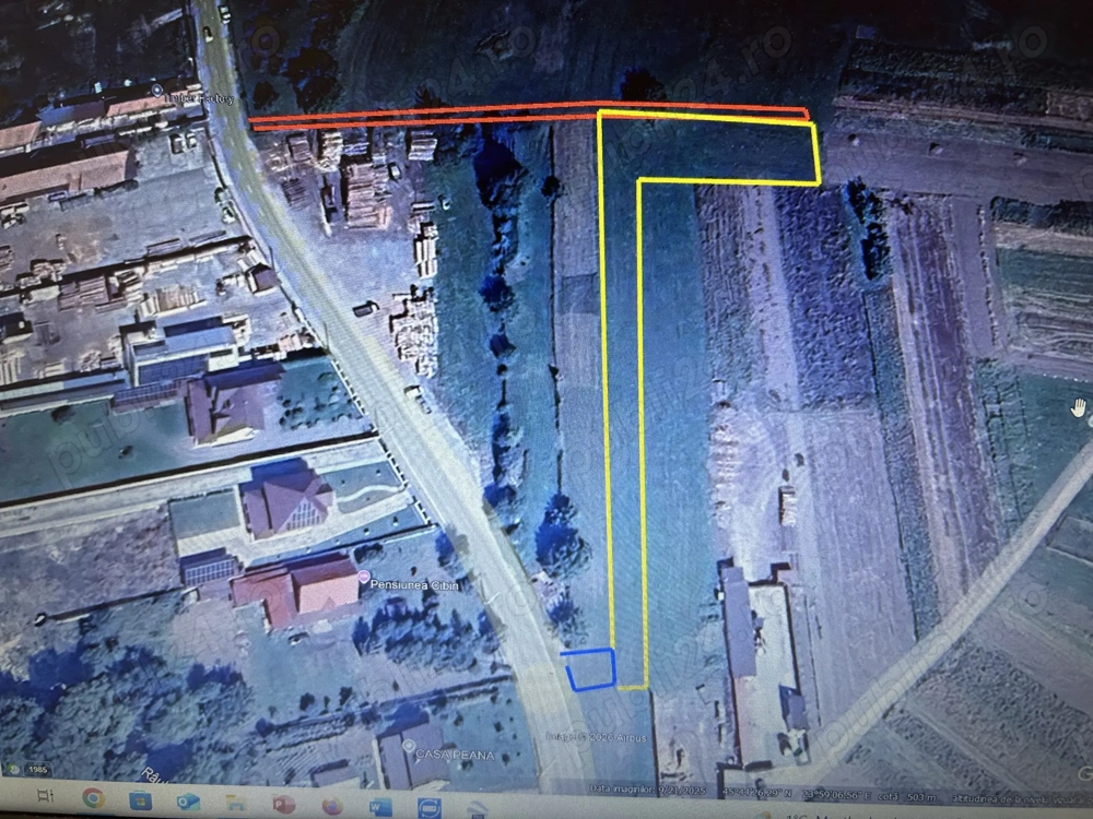 Vand teren, loc de casa, in sat Gura Raului, jud. Sibiu