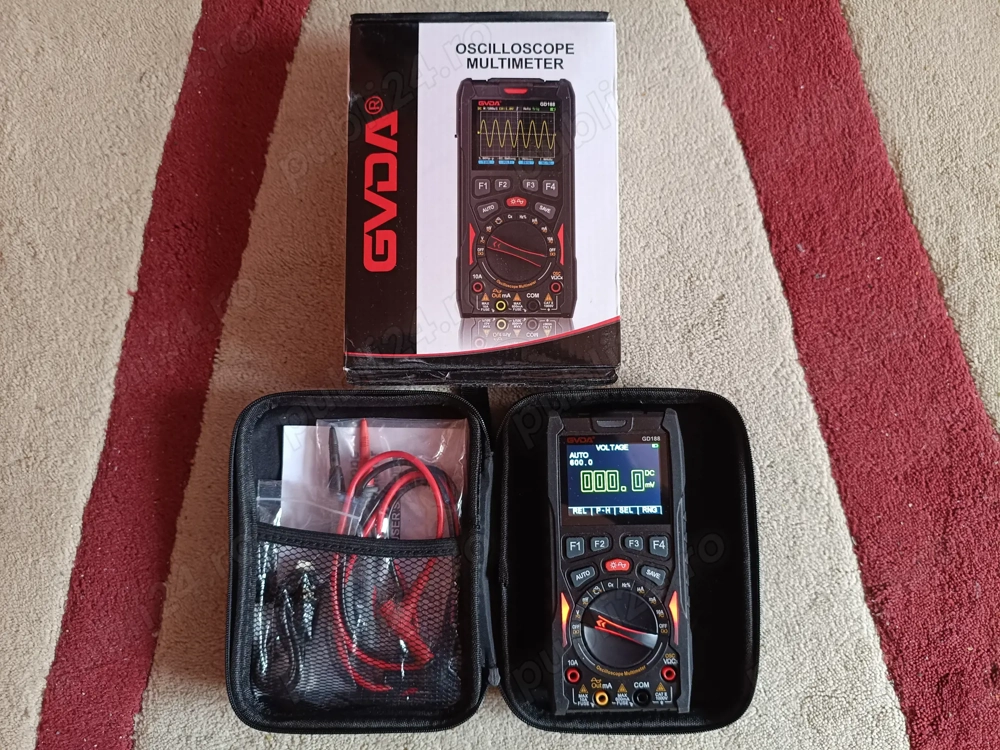 GVDA GD188 Complet de măsură 3 în 1: Multimetru + Osciloscop + Generator, T-RMS, Canal 12MHz - NOU