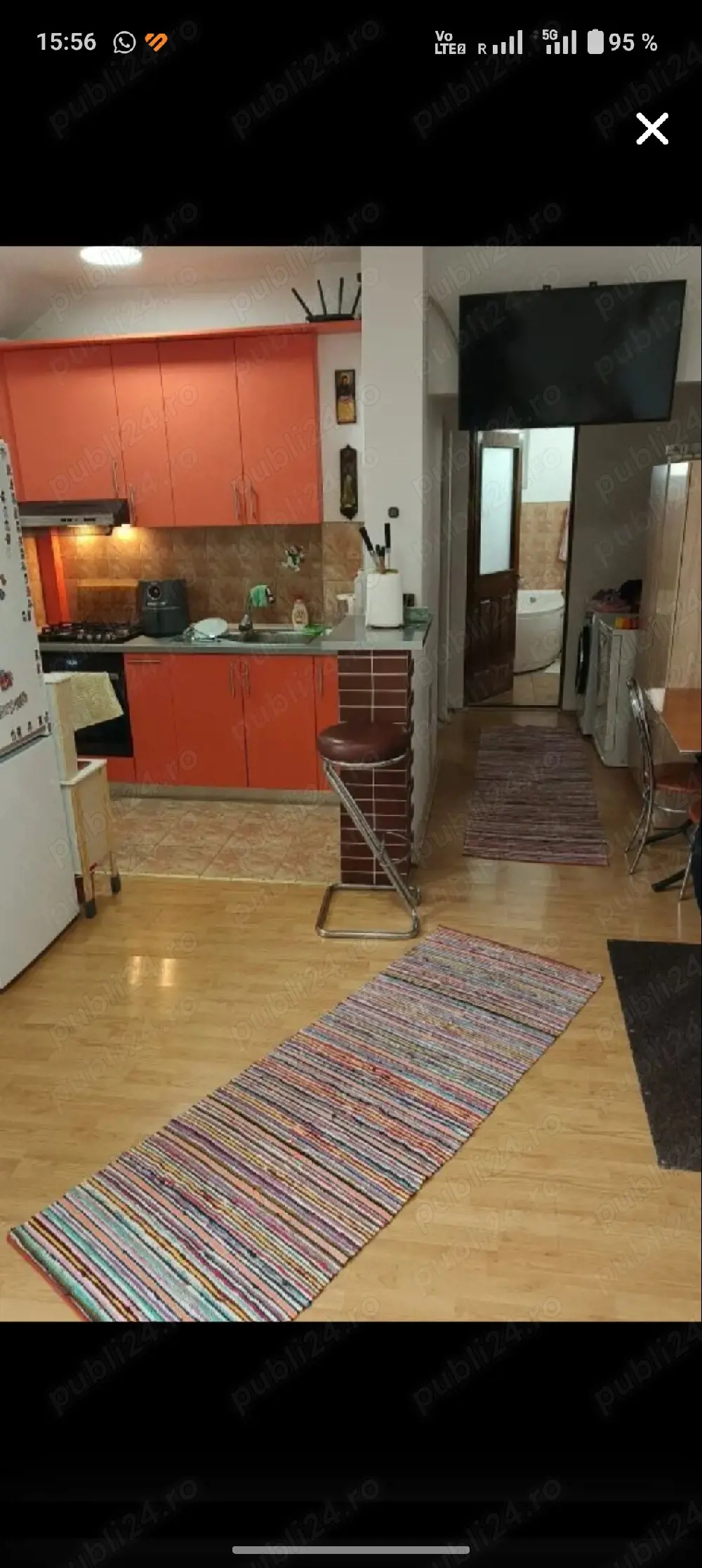 vand apartament 2007 complet mobilat si echipat bloc nou