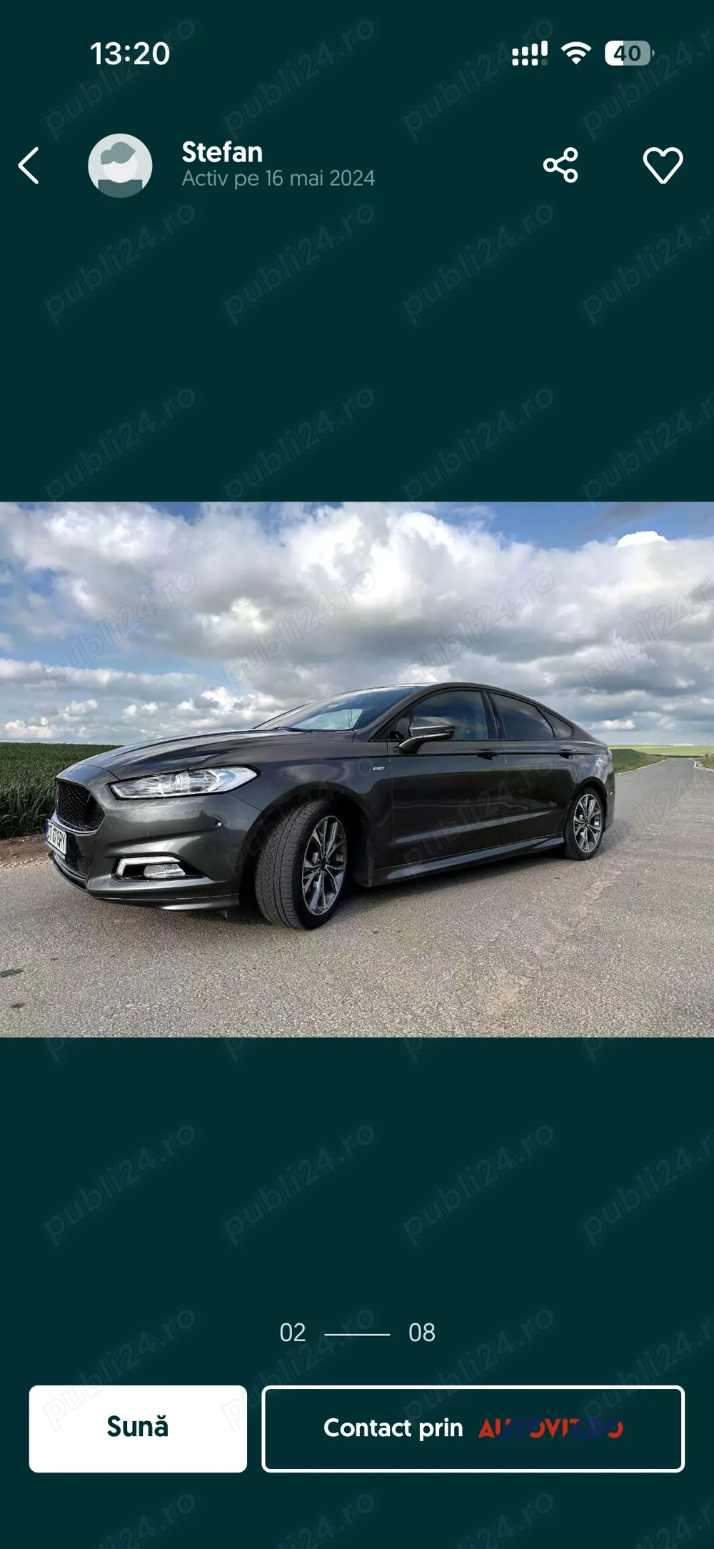 Vand ford mondeo ST line