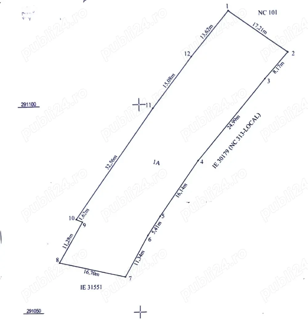 Teren intravilan CENTRAL Castranova   1.145 mp   21.500 euro