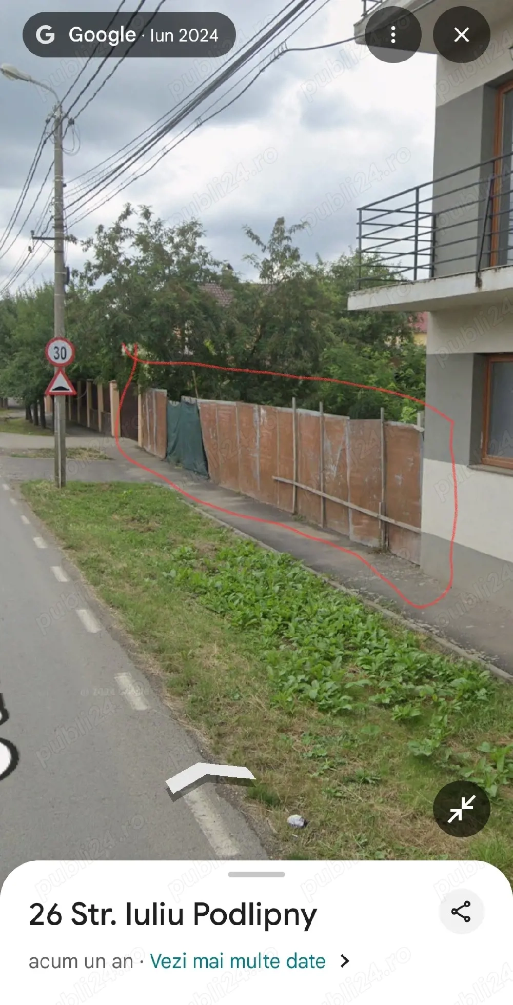 Proprietar vand teren ciarda rosie braytim