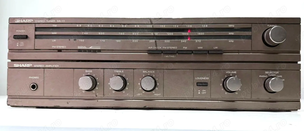 Sharp SA-11 Receiver Vintage Amplificator Statie Audio Radio Japan