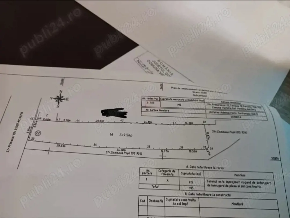 Vand Teren intravilan Verbita