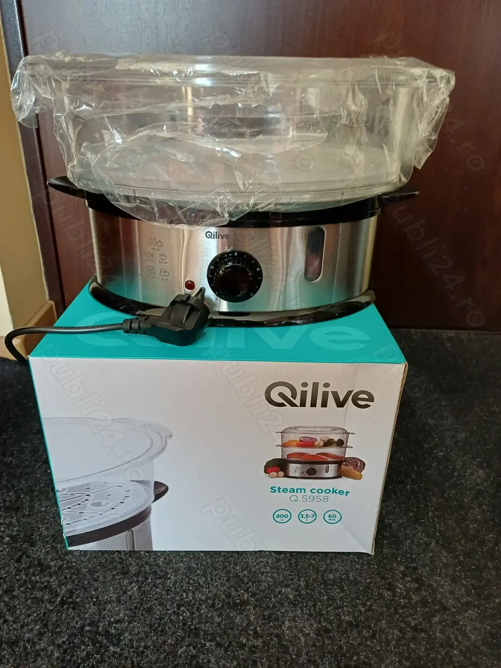 Vind Steam Cooker Aparat de gatit cu aburi Qilive Q.5958 de 800w  
