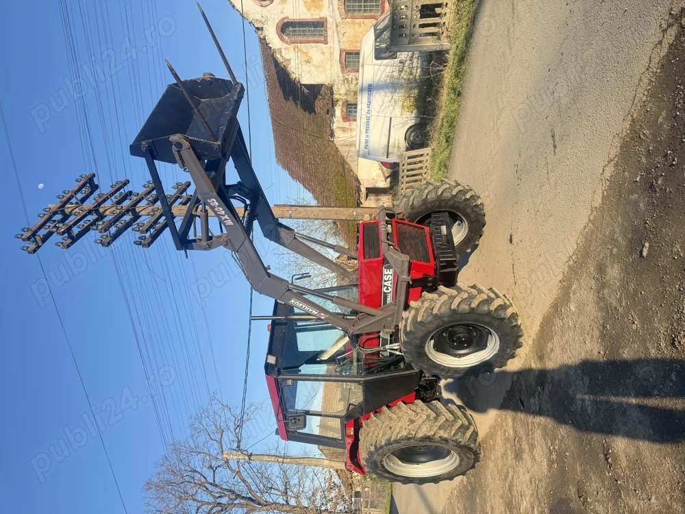 Vând sau schimb tractor Case Internațional 745 cu încărcător frontal