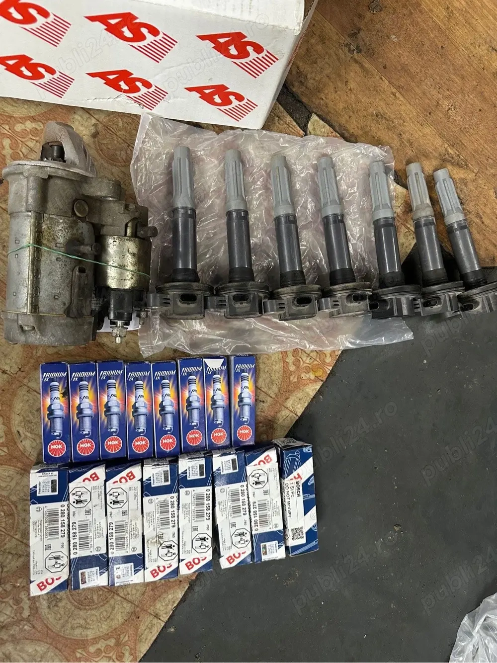 injectoare bobine si bujii ford mustang 