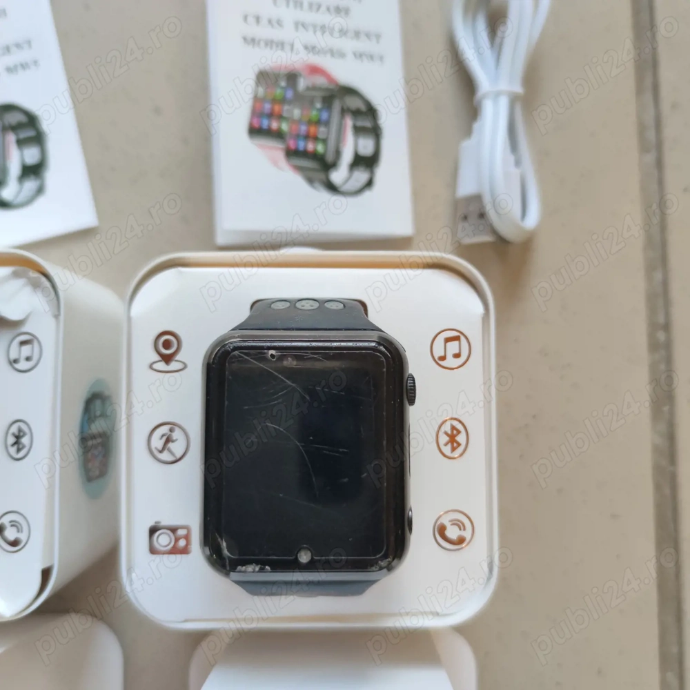 Ceas smartwatch monitorizare locatie GPS copii si adulti pret pe 2BUC