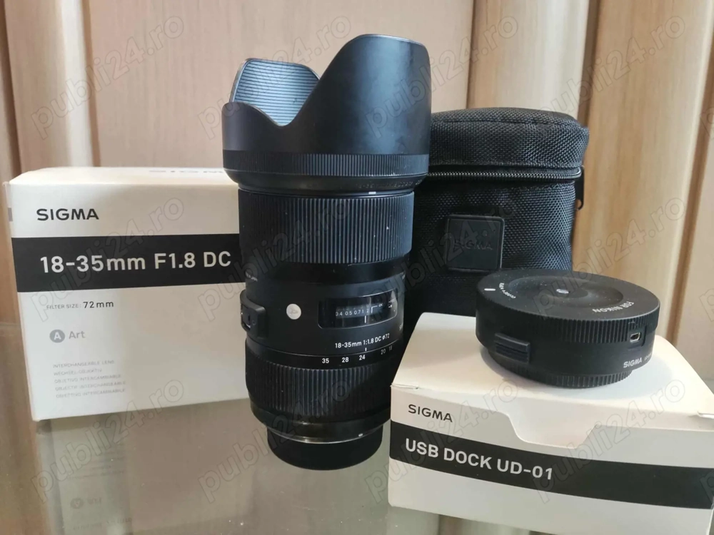 Obiectiv Sigma Art 18-35mm f1.8 pentru Nikon