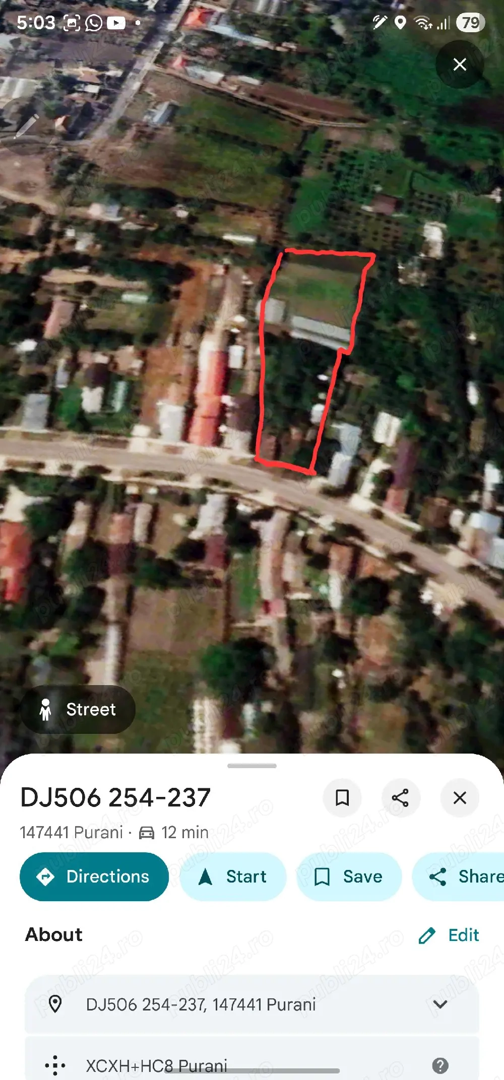 Teren intravilan 2000 m  Vitănești 