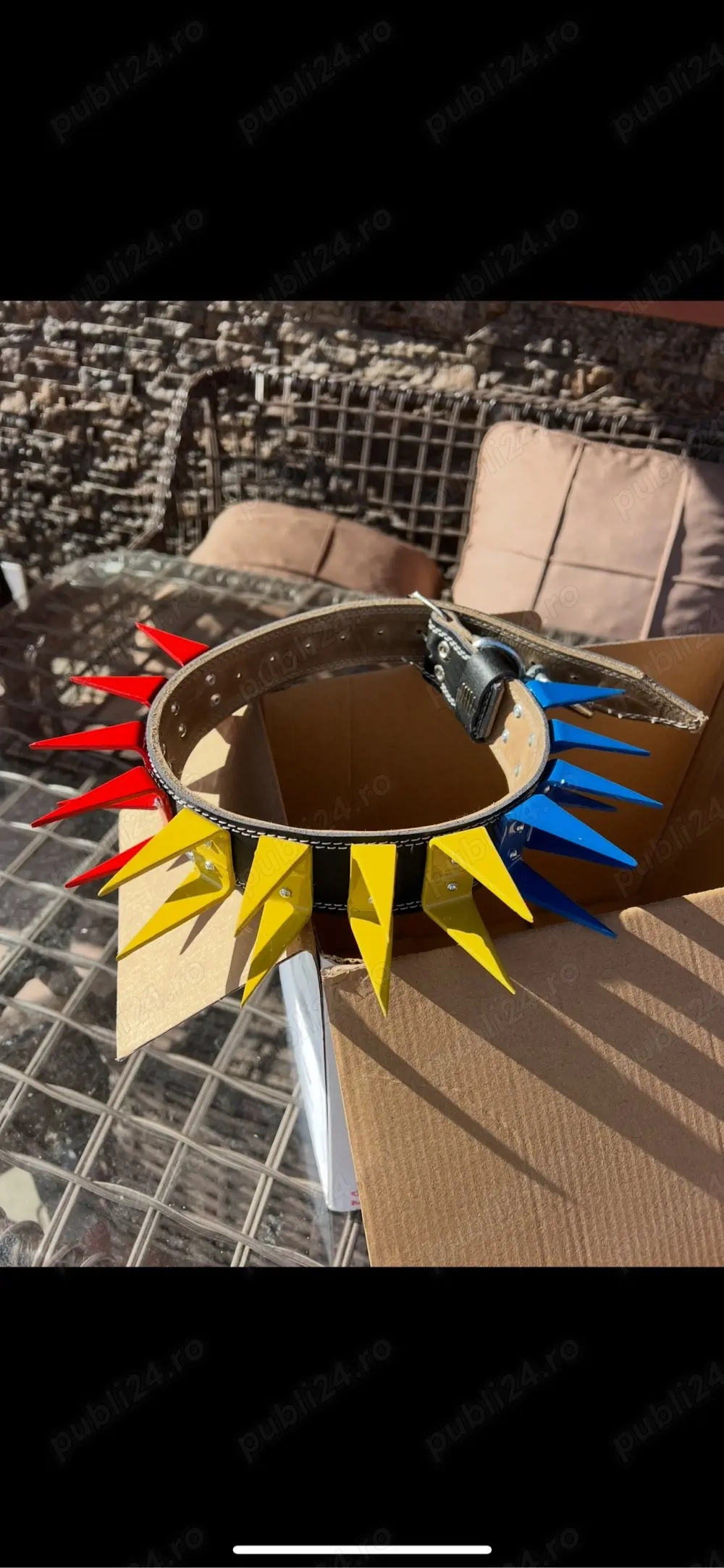 curea cu colti din fier rezistenti 