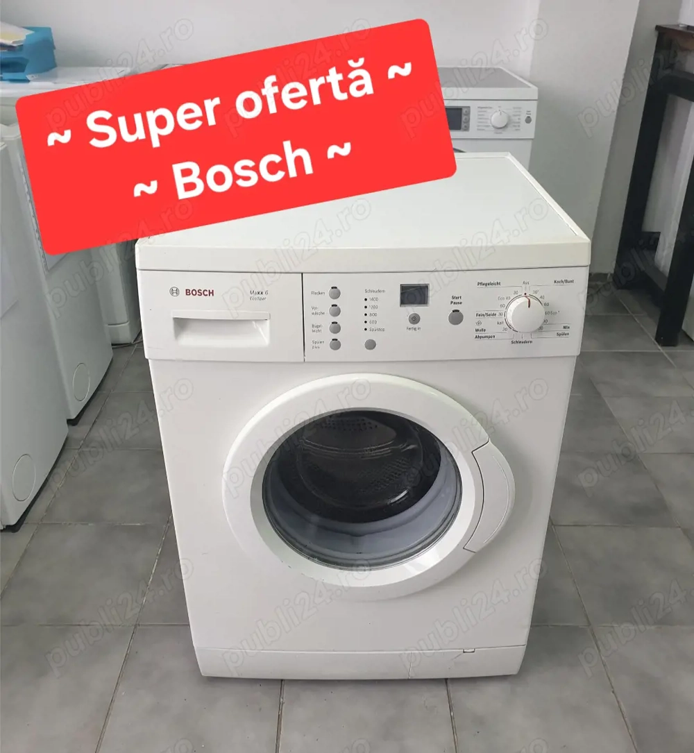 Mașină de spălat rufe automată Bosch. 