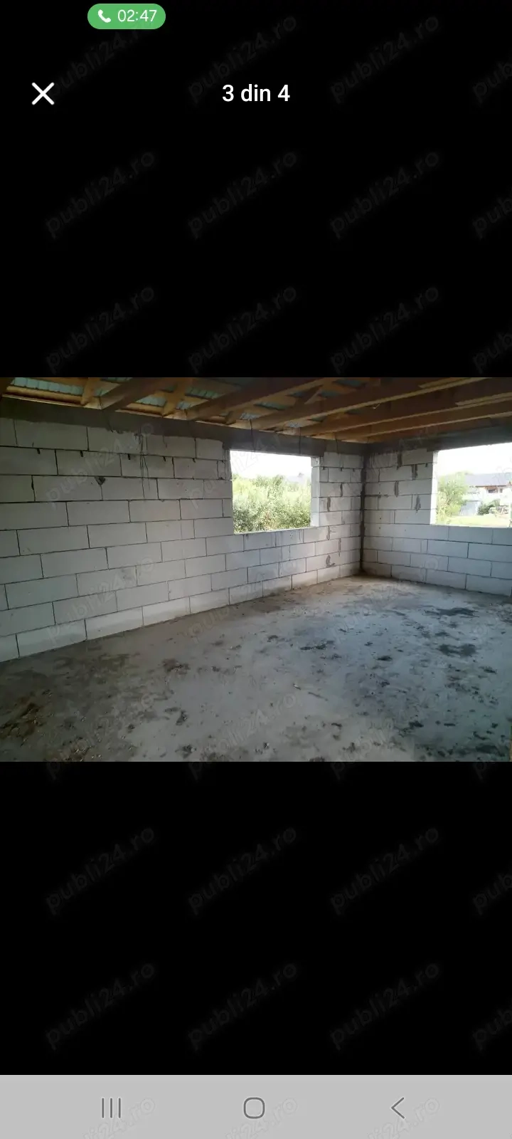 Casa noua la rosu si in rate cu avans 15000euro si contract notarial