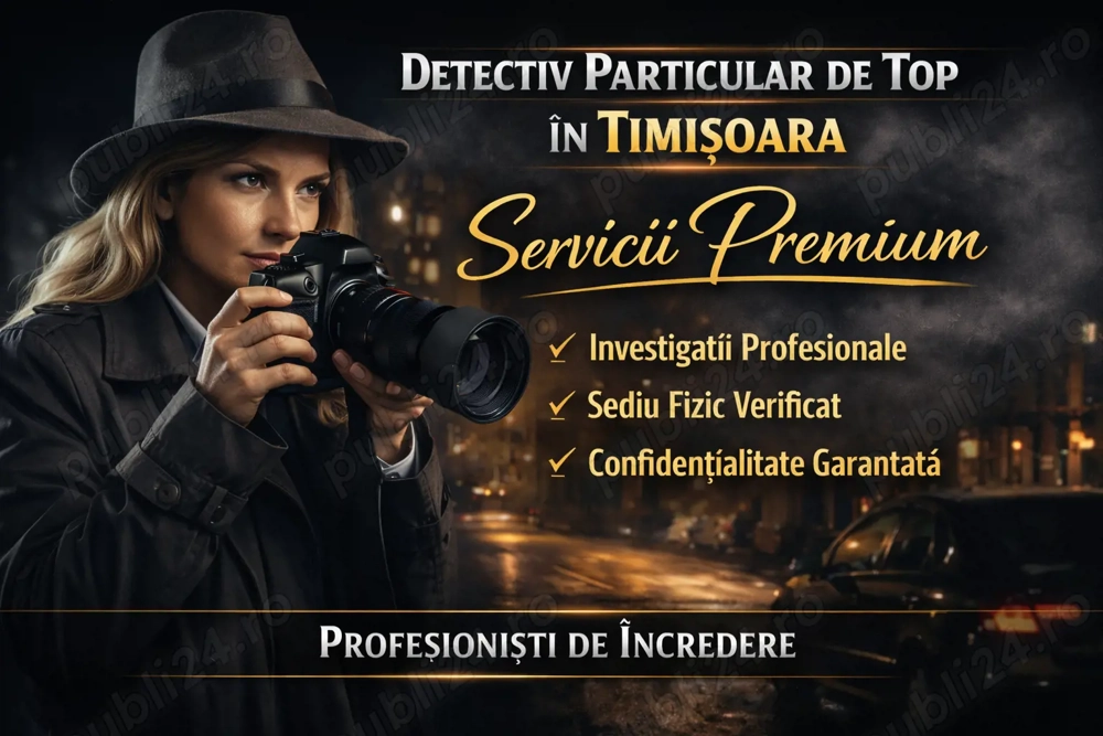 Detectiv particular Timisoara -Servicii detectivistice autorizate -Echipamente detectivi